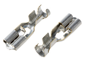 Konektor płaski Żeński 6.35 x 0.81mm długość 25.8mm Izolacja: Nieizolowane Cyna