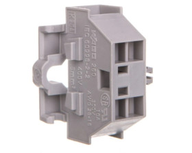 Złączka 4-przewodowa 1,5mm2 szara z mocowaniem śrubowym 260-331 /50szt./