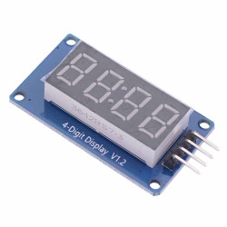 4 Bit Digital Tube LED Display Module with Clock
