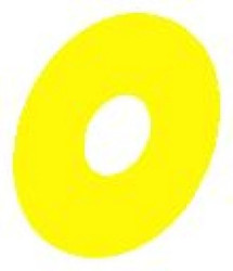 Etykieta bez ozn., O 45mm, do przyc. awaryjnego zatrzymania ZB6Y7001