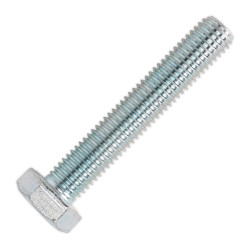 Sealey SS1480 HT Setscrew M14 x 80mm 8.8 Zinc DIN 933 Pack of 10