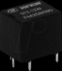 HFKW-012-1ZW High-current monostable relay, THT, 12 V DC, 25 A, 1 changeover