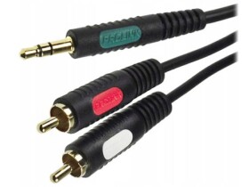 Kabel JACK 3,5-2xRCA(cinch) 5m; PROLINK