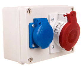 Rozdzielnica stacjonarna R-BOX 150 1x16A/5P 1x250V IP44 B.1091