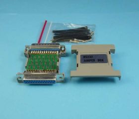 UK-6 RS232 JUMPER BOX DB25M/DB25F 123