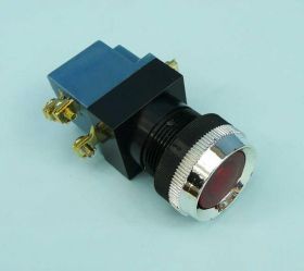 LA-19-11 RED PRZYCISK 24mm 5A/380V