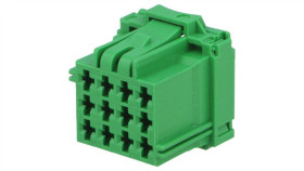 Złącze Automotive Mcp Żeńskie Zielone 12Pin 8-968972-1