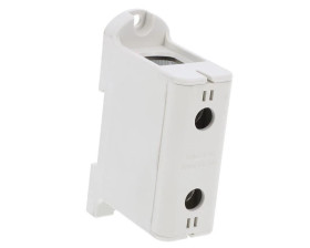 Blok rozdzielczy-odgałęźny 1-polowy AL/CU 35-150mm2 szary montaż plaski i na szynę TH WLZ35P/150/s 48.506