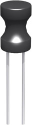Cewka z rurką kurczliwą radialny THD 09P Wymiary siatki 5 mm 3300 µH 9 Ω Fastron 09P-332J-50 1 szt.