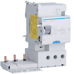 RCCB, Typ AC, 3P-biegunowy, 63A, 300mA, Hager, BF