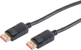 Connection cable, 2 m, black, Mini-DisplayPort plug, straight to Mini-DisplayPort plug, straight, BS10-70035