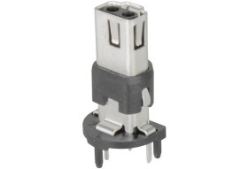 Złącze Ethernet Żeński Wtyk M12 Płytka drukowana HARTING 2-żyłowe