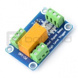 Moduł przekaźnika DPDT 1 kanał - styki 1A/125VAC - cewka 5V