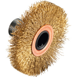 Bosch 1600A00159 Wire Wheel Brush &#xD8; 44mm Brass Coated Wire BM10 for PRR 250