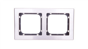 Sonata Ramka Podwójna Stal Inox Metal R-2Rm/37