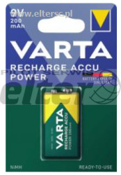 Akumulator 9V 200mAh VARTA