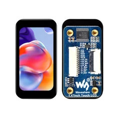 Moduł wyświetlacza LCD 1,47 cala Waveshare 172x320 Panel dotykowy pojemnościowy Ekran IPS Interfejs SPI I2C Raspberry Pi ESP32