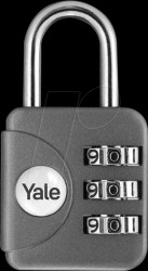 YP1/28/121/1G Combination lock, steel, 3-digit numerical sequence, 28 mm