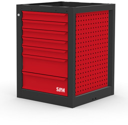 Stół warsztatowy szer. 63 Stół warsztatowy z szufladami Arkusz metalu dł. 66 wys. 84.5