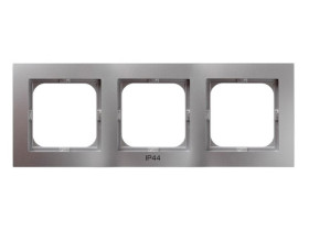 AS Ramka 3 potrójna do wyłączników IP-44 srebrna RH-3G/18 OSPEL