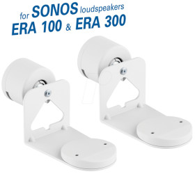 HS 47 WL Wall bracket for SONOS Era 100 &amp; 300, set of 2, white