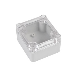 Obudowa hermetyczna z przezroczystym wieczkiem Z117JpH ABS 63x57x37 Kradex