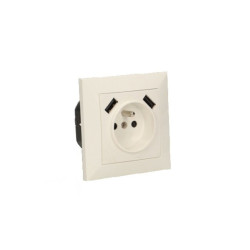 Gniazdo siec. 230V z ładow2xUSB 2,4A OR-AE-13112 ORNO