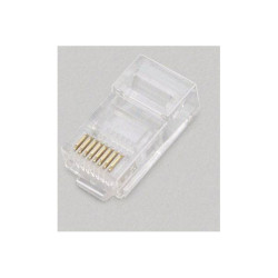 BKL 2606002 Modular Plug 6P6C Transparent 100 pcs