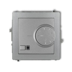 DECO Regulator temperatury elektroniczny z czujnikiem powietrznym srebrny metalik 7DRT-2