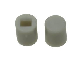 Klawisz; SC002-GR; szary; okrągły; 6mm; 7mm; 2x3mm; RoHS