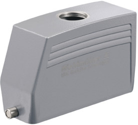 Grommet housing, size D64, die-cast aluminum, M32, straight, longitudinal bow locking, IP65, 1786860000