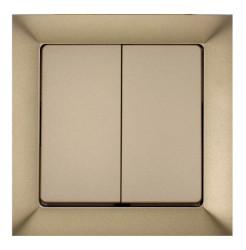 PREMIUM Łącznik żaluzjowy z podświetleniem piaskowy metalizowany WP-10 Pr/S