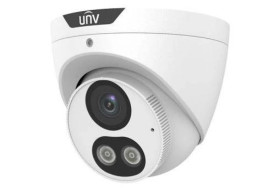 Kamera IP UNIVIEW, AI, ColorHunter, 5Mpix, turret, ob 2.8mm, biały LED 30m, WDR, mikrofon, SDXC, IP67, 12VDC/PoE
