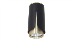 Spot Flower Black Gold Downlight 1Xgu10 Ml0262 Milagro
