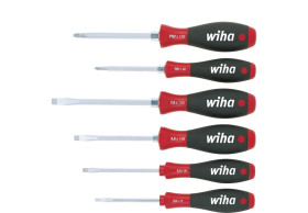 Wiha Zestaw Wkrętaków SoftFinish płaski, Phillips z nasadką sześciokątną 6-cz. 308HK6 21248