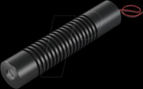 70100037 Dot laser module, green, 532 nm, 3 VDC, 20x95 mm, class 2