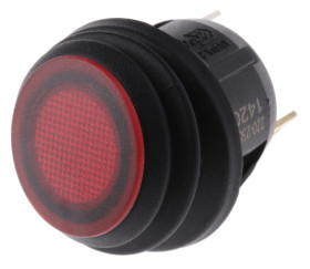 Przełącznik kołyskowy Wł.-wył. podświetlany 16 A SPST Czerwony IP56 ZF
