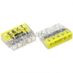 Złącza Wago 5x2,5mm, żółta