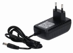 Zasilacz led gniazdkowy 12V 36W 5.5/2.5 czarny