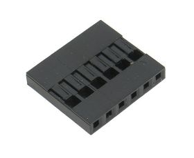 ML06S 1x6 pin r=2,54