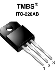 VF30120C Dual High-Voltage Trench MOS Barrier Schottky Rectifier Ultra Low VF = 0.50 V at IF = 5 A