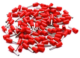 TULEJKA IZOLOWANA KABLOWA ZAKOŃCZENIE 1,5mm TULEJKI IZOLOWANE 100 sztuk