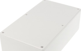 ABS enclosure, (L x W x H) 191 x 110 x 61 mm, light gray (RAL 7035), IP54, 1591EGY