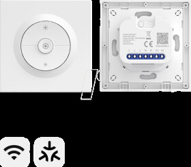 MINI-DIM-E Wall Switch, Dimmer Actuator, Dimmer via Wi-Fi