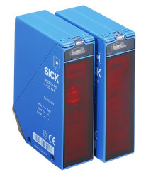 Czujniki fotoelektryczne Przez wiązkę Prostokątny SICK NPN, PNP zakres 60 m LED