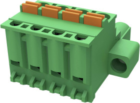 Degson Obudowa złącza pin męskiego na kabel Ilość pinów 7 Wymiary siatki: 5.08 mm 2EDGKDBM-5.08-07P-14-00A(H) 1 szt.