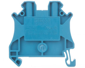 Złączka zaciskowa/szynowa 2-przewodowa 0,14-4mm2 niebieska UT 2,5 BU