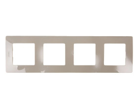 NILOE Ramka poczwórna popielata 665034