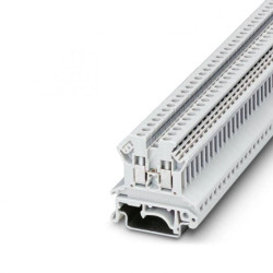 Złączka szynowa 2-przewodowa 2,5mm2, listwa zaciskowa koloru białego UK 2,5 N WH /50szt./