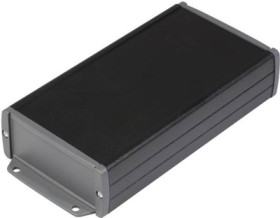 ABS enclosure, (L x W x H) 85 x 160 x 37 mm, black, TEKAL-23/E.29